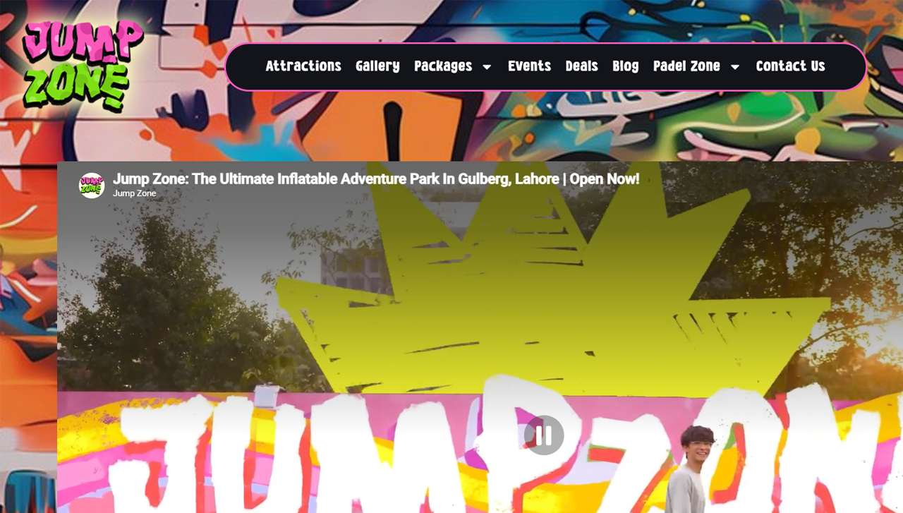 JumpZone website