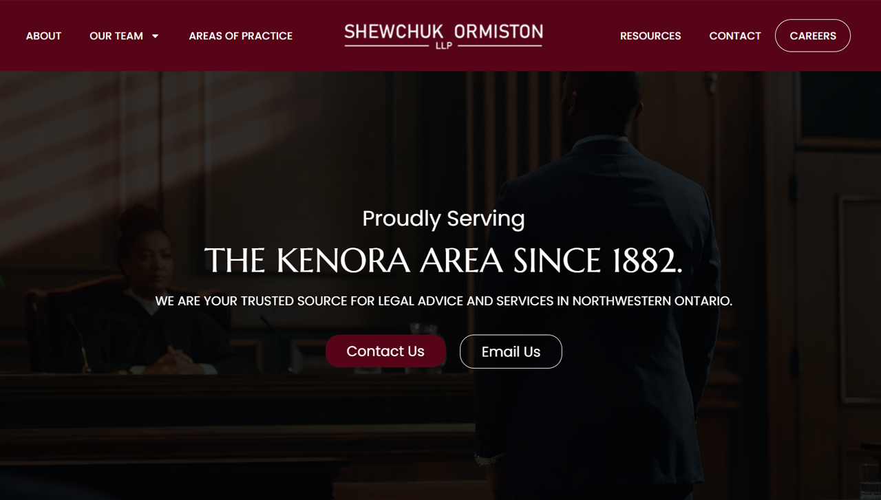 Shewchuk Ormiston LLP law firm website